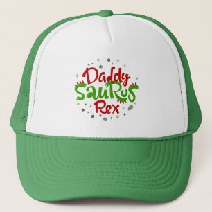 Gorra De Camionero Ilustracion Papi Saurus Rex