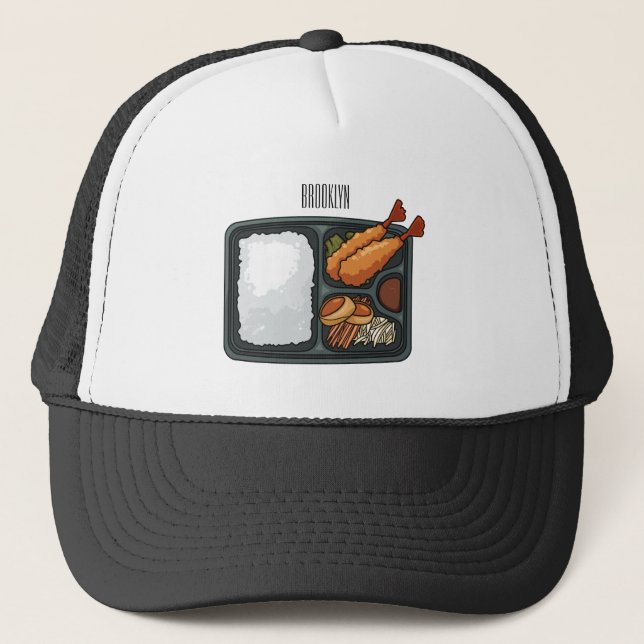 Gorra De Camionero Ilustracion personalizado Bento (Anverso)