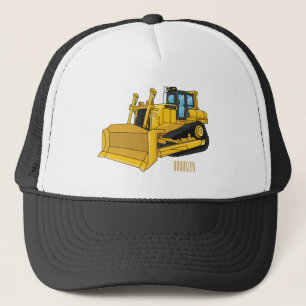 Gorra De Camionero Ilustracion personalizado Bulldozer