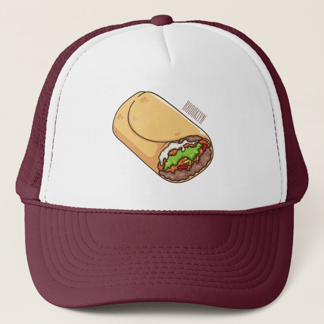Gorra De Camionero Ilustracion personalizado Burrito (Anverso)