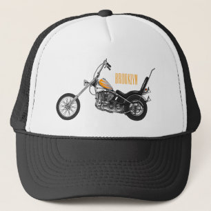 Gorra De Camionero Ilustracion personalizado Chopper Motorcycle 1950
