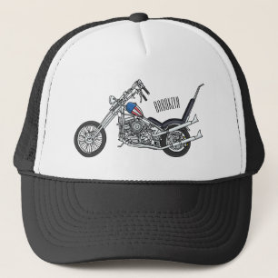 Gorra De Camionero Ilustracion personalizado Chopper Motorcycle 1950