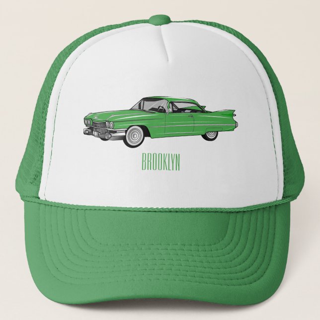 Gorra De Camionero Ilustracion personalizado clásico de 1959 (Anverso)