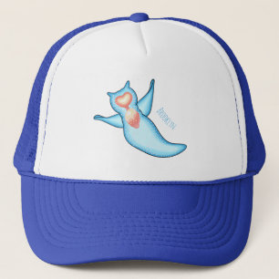 Gorra De Camionero Ilustracion personalizado de ángel de mar
