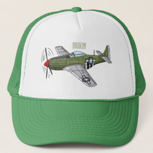 Gorra De Camionero Ilustracion personalizado de avión militar