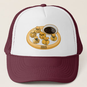Gorra De Camionero Ilustracion personalizado de bolso de camarón tail