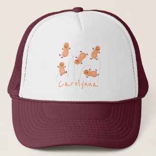 Gorra De Camionero Ilustracion personalizado de cacahuetes de puenteo