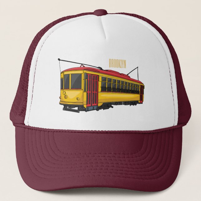 Gorra De Camionero Ilustracion personalizado de carrito de Mata (Anverso)