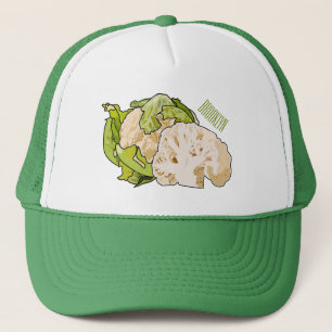 Gorra De Camionero Ilustracion personalizado de coliflor