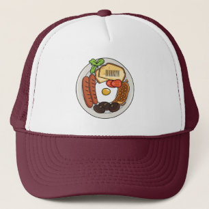 Gorra De Camionero Ilustracion personalizado de desayuno inglés