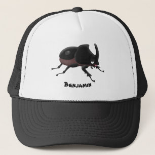 Gorra De Camionero Ilustracion personalizado de escarabajo rinoceront