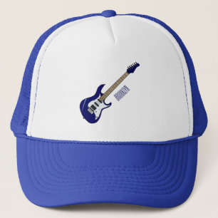 Gorra De Camionero Ilustracion personalizado de guitarra eléctrica
