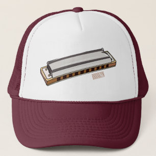Gorra De Camionero Ilustracion personalizado de Harmonica
