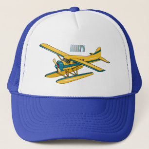 Gorra De Camionero Ilustracion personalizado de hidroavión