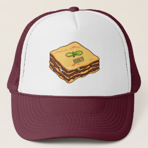 Gorra De Camionero Ilustracion personalizado de Lasagna