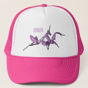 Gorra De Camionero Ilustracion personalizado de mantis orquídea