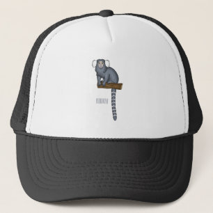 Gorra De Camionero Ilustracion personalizado de marmoset común