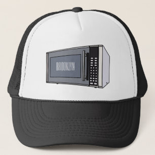 Gorra De Camionero Ilustracion personalizado de microondas