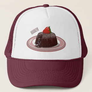 Gorra De Camionero Ilustracion personalizado de pastelitos de lava de