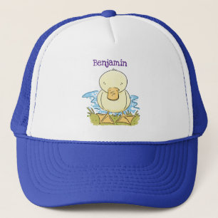 Gorra De Camionero Ilustracion personalizado de pato amarillo