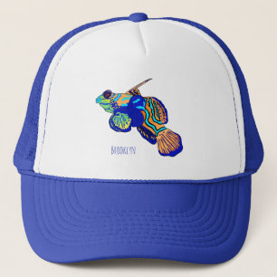 Gorra De Camionero Ilustracion personalizado de peces mandarínicos