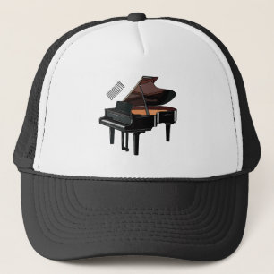 Gorra De Camionero Ilustracion personalizado de piano