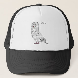 Gorra De Camionero Ilustracion personalizado de pichón de Jacobin