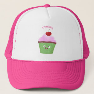 Gorra De Camionero Ilustracion personalizado de quequitos alegres
