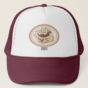 Gorra De Camionero Ilustracion personalizado de rollo de canela