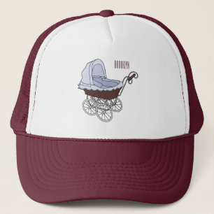 Gorra De Camionero Ilustracion personalizado de Stroller
