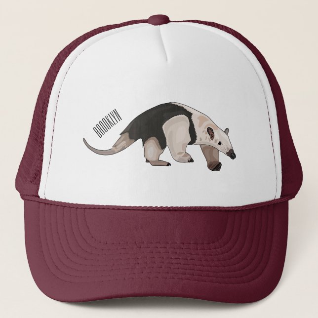 Gorra De Camionero Ilustracion personalizado de Tamandua (Anverso)