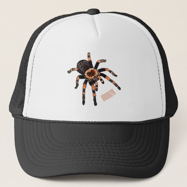 Gorra De Camionero Ilustracion personalizado de Tarantula (Anverso)
