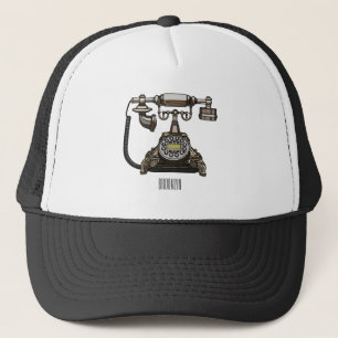 Gorra De Camionero Ilustracion personalizado de teléfono