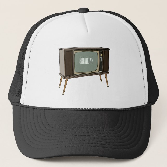 Gorra De Camionero Ilustracion personalizado de televisión (Anverso)