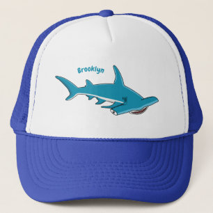 Gorra De Camionero Ilustracion personalizado de tiburón martillo