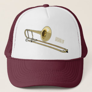 Gorra De Camionero Ilustracion personalizado de Trombone