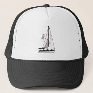 Gorra De Camionero Ilustracion personalizado de velero