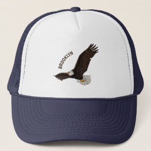 Gorra De Camionero Ilustracion personalizado del águila calva