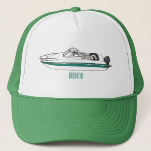 Gorra De Camionero Ilustracion personalizado en motocicleta