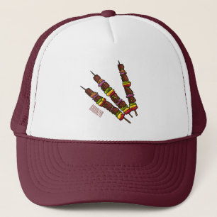 Gorra De Camionero Ilustracion personalizado kebab o kabob