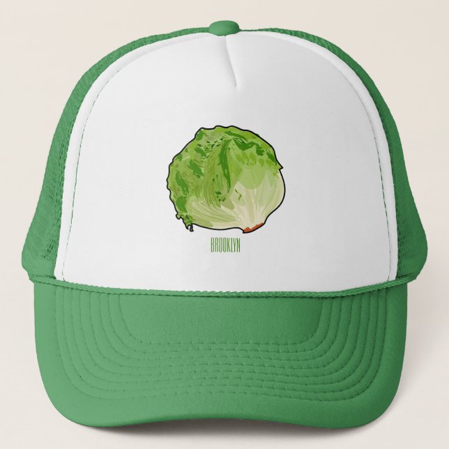 Gorra De Camionero Ilustracion personalizado Lettuce (Anverso)