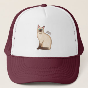 Gorra De Camionero Ilustracion personalizado siamés