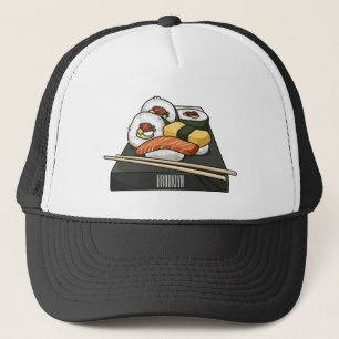 Gorra De Camionero Ilustracion personalizado Sushi