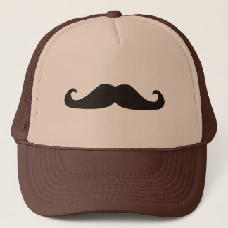 Gorra De Camionero Ilustracion retro de los bigotes del gentelman