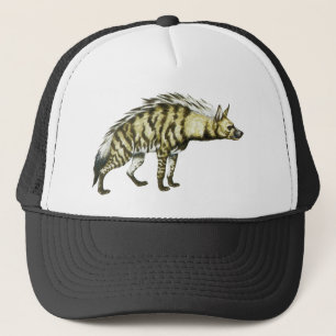 Gorra De Camionero Ilustracion salvaje del animal del Hyena