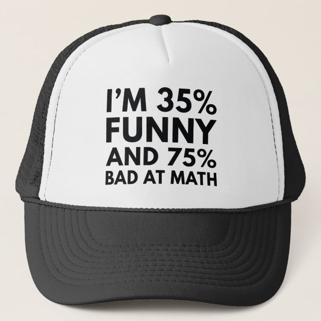 Gorra De Camionero I'm 35 Percent Funny (Anverso)