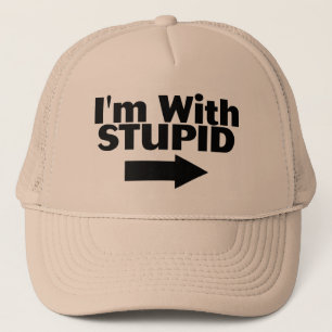 Gorra De Camionero Im con estúpido