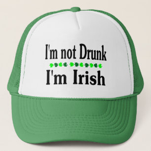 Gorra De Camionero Im Im tréboles irlandeses no borracho