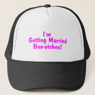 Gorra De Camionero Im rosa casado de Beeotches que consigue