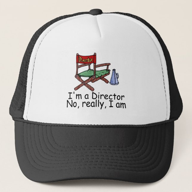 Gorra De Camionero Im un director No Really Im (Anverso)